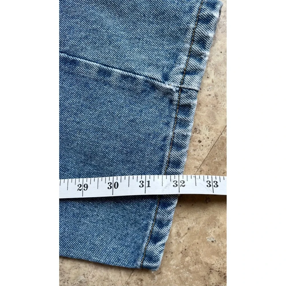 Vtg Polo Jeans Co Ralph Lauren Mens Straight Leg Denim‎ Blue Jeans RL Flag 36x32
